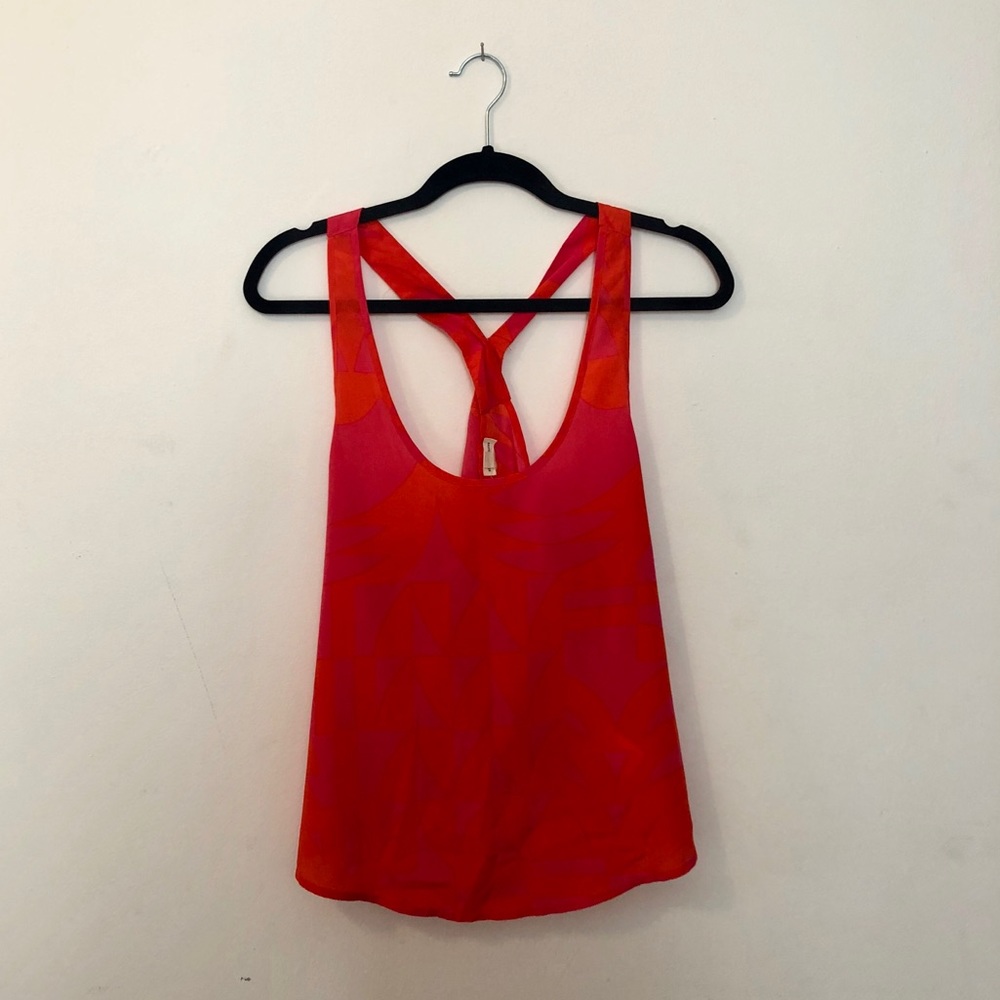 Electric Orange and Pink Tank